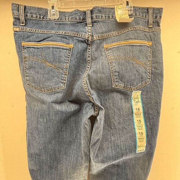 CRUEL GIRL Relaxed Fit Bootcut Jeans 15L NWT Dakota Stretch Cotton Western 36x32 - Picture 5 of 7